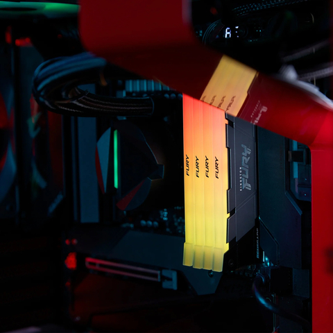 MEMORIA DDR4 8GB 3200MHZ KINGSTON RENEGADE RGB KF432C16RB2A/8 - comprar online