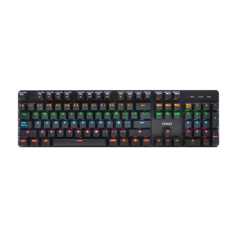 TECLADO USB GAMER NOGA CLOVER MECÁNICO BLUE SWITCH
