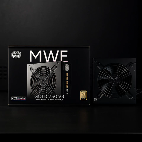 FUENTE ATX COOLER MASTER 750W REALES MPE-7506-ACAG-B 80 GOLD V3 - comprar online