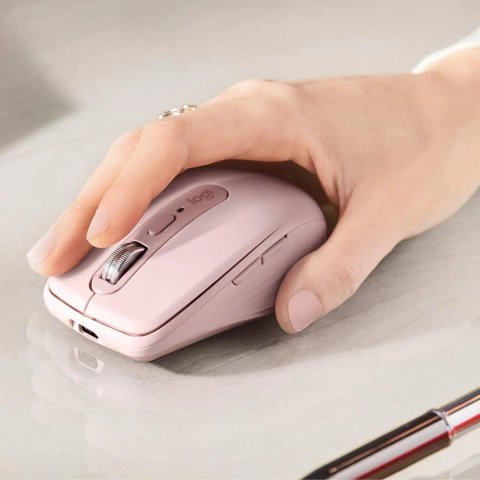 MOUSE USB LOGITECH MX ANYWHERE 3 ROSA MAGSPEED WIRELESS/BLUETOOTH