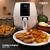 FREIDORA AIR FRYER SIN ACEITE NAPPO NEF-138 3.2L/1000W/80° A 200°/BLANCA