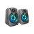 PARLANTE 2.0 NOGA GAMER CON LUZ COLOR NG-503P - comprar online
