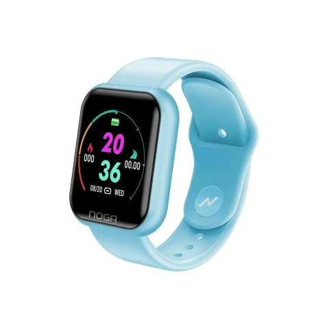 SMARTWATCH NOGA NG-SW04 CYAN BT4.0/1.3"TFT