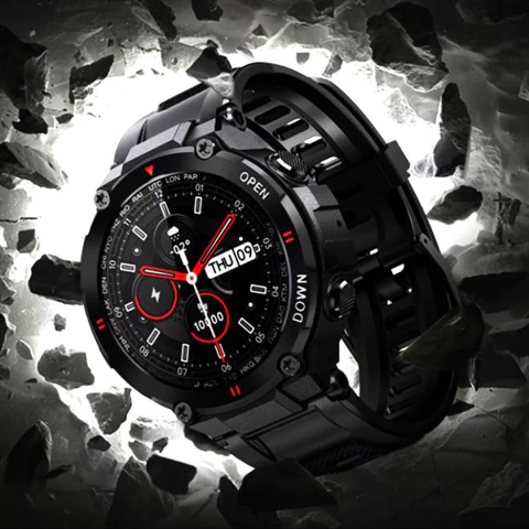 SMARTWATCH NOGA NG-SW12 BLACK BT5.0/1.3"IPS/400MAH/10AUTONOMIA/64MEM INT/