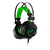 AURICULAR CON MIC WARRIOR SWAN PH225 GAMER ERGONOMICO/EXTRA SOFT/40MM DRIVER/LED/NEGRO/VERDE - comprar online