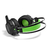 AURICULAR CON MIC WARRIOR SWAN PH225 GAMER ERGONOMICO/EXTRA SOFT/40MM DRIVER/LED/NEGRO/VERDE - SEEL COMPUTACIÓN