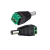 CONECTOR 12V MACHO C/BORNERA CAMARA DE SEGURIDAD