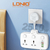 ZAPATILLA LDNIO SC2413 2 TOMAS 2500W/3 PORT A 17W MAX 1 PORT C 20W MAX