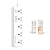 ZAPATILLA LDNIO SC5415 5 TOMAS 2500W/2 PORT A 12WMAX+QC 1 PORT C+PD 20W MAX/ en internet
