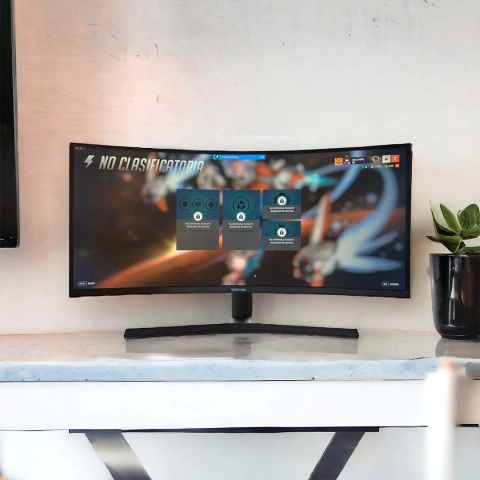 MONITOR SOLARMAX SX34CW3B CURVO GAMER DPX2/HDMIX2/16