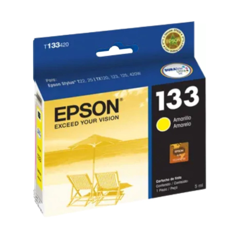 CARTUCHO ORIGINAL EPSON T133 AMARILLO