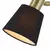 ABAJUR PIPE DOURADO E PRETO (D)12CM (A)49.5CM 1XE14 - BELLA ME002 - loja online