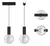 GLOBO MINIMAL TRACK/LIFT 3000K PRETO MATTE - PIX 3.650.7196 - comprar online