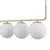 PENDENTE PETIT POA FRENCH GOLD E BRANCO 5XE27 - BELLA SQ002 - Forlar