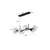 Imagem do PENDENTE JABUTICABA LITE 15CM 8XE14 PRETO - NORDECOR 2270