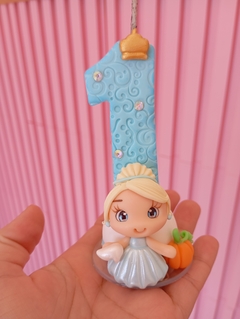 Vela Decorada Cinderela na internet
