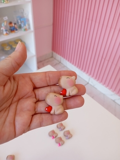 Kit 2 Mini Capivaras coração vermelho - comprar online