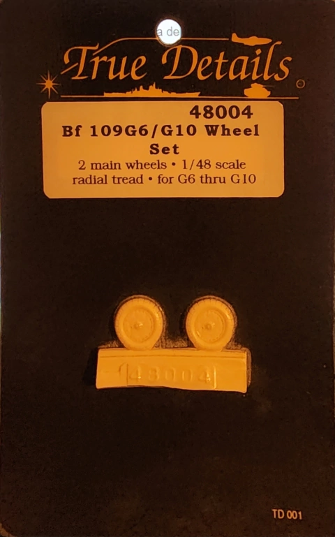 True Details 1/48 48004 BF-109G6 / G10 Wheel Set