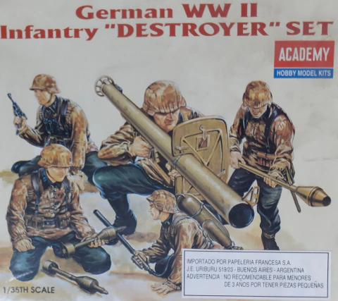 Academy 1/35 1370 GermanWWII Infantry destroyer Set CN
