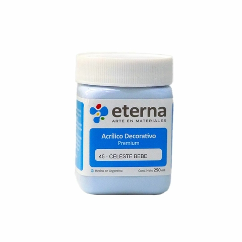 Eterna 054245 Acrilico Decorativo Celeste Bebe 250ml