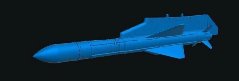 Hangar 56 1/48 48610 Exocet + Pilón Lanzador