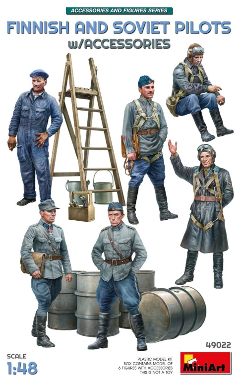 Miniart 1/48 49022 Finnish and Soviet Pilots