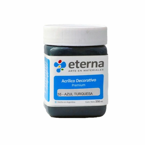 Eterna 054255 Acrilico Decorativo Turquesa 250ml
