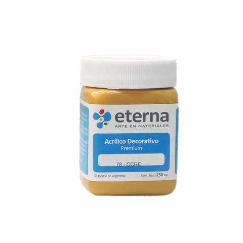 Eterna 054278 Acrilico Decorativo Ocre 250ml