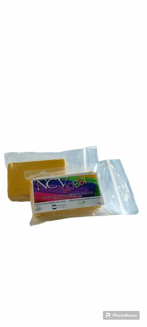 NCV Arcilla Polimérica Hobby Color 60gr Horneable amarillo