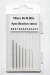 Set AB1602L05 De 7 Mechas Helicoidales Hss Extra Finas 0.2 - 0.8 Mm