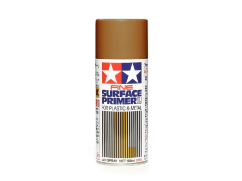 Tamiya Surface Primer 87160 Fine Sur. Primer L (Oxide Red) 180ml - comprar online