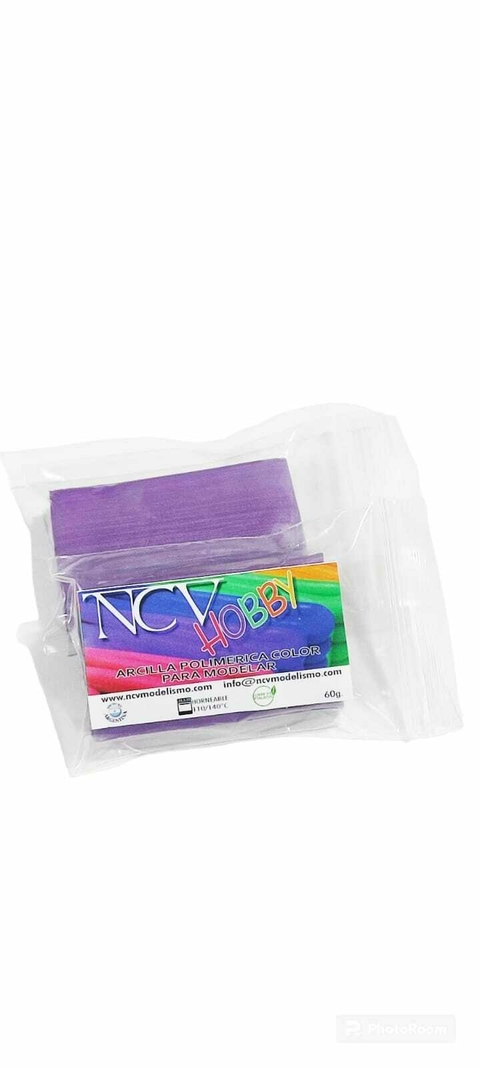 NCV Arcilla Polimérica Hobby Color 60gr Horneable violeta
