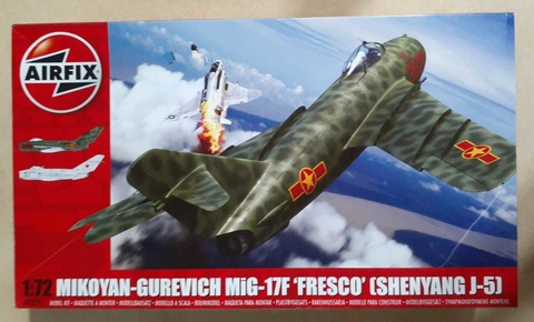 Airfix 1/72 3091 Mikoyan-gurevich Mig-17f Fresco Shenyang J5