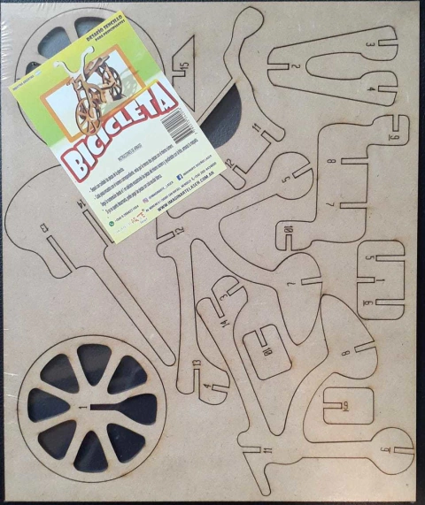 Imaginarte Bicicleta Maqueta Corte Avanzado Laser Armar