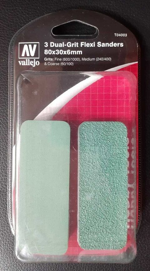 Vallejo T04003 Flexi Sanders Doble Grano (80x30x6mm) Lija