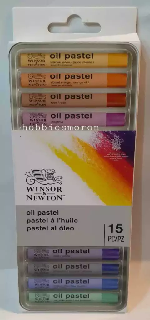 Winsor & Newton W1890001 Set barras pastel al oleo de colores x 15 piezas