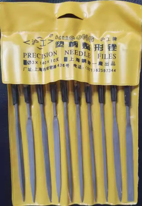 Set MF02 Set de 10 mini limas para modelismo