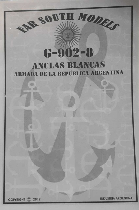 Far South Models G-902-8 Anclas Blancas A.r.a.