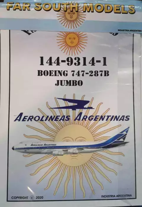 Far South Models 1/144 144-9314-1 Boeing 747-287B "Jumbo"