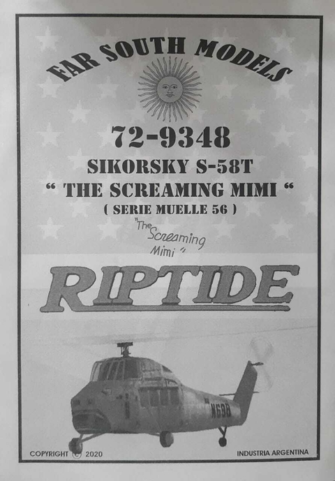 Far South Models 1/72 72-9348 Sikorsky S-58T "The Screaming Mimi"