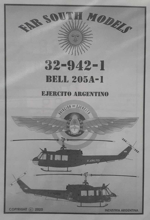 Far South Models 1/32 32-942-1 Bell 205 A-1