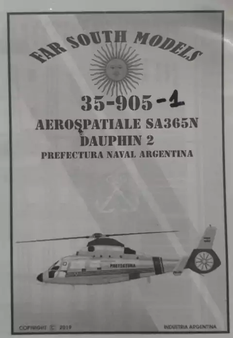 Far South Models 1/35 35-905-1 Aerospatiale SA365N Dauphin 2 Prefectura Naval Arg. (Ex 35-905)