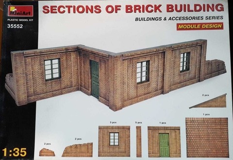Miniart 1/35 35552 Selections of Brick Building