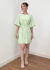Vestido Trivê com mangas verde pastel - loja online