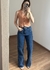 Jeans Wide Leg Zaya Escura na internet