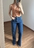 Jeans Wide Leg Zaya Escura - loja online