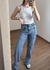 Jeans Wide Leg Zaya lavagem média - loja online