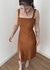 Vestido Midi Cloe Caramelo - loja online