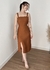 Vestido Midi Cloe Caramelo - comprar online