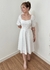 Vestido Midi Linho Emily Off- White - comprar online